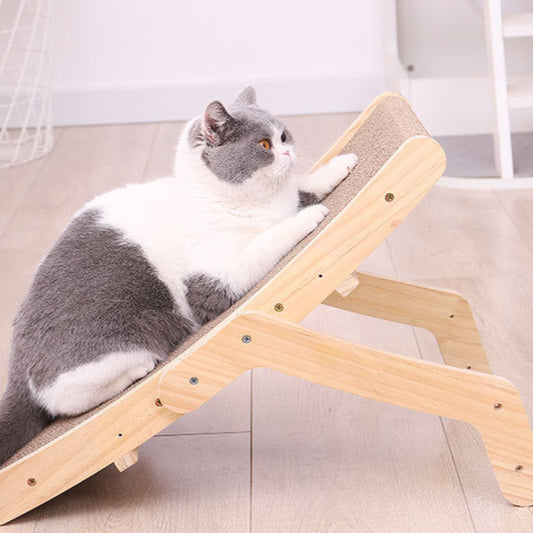 Adjustable Wooden Cat Scratcher