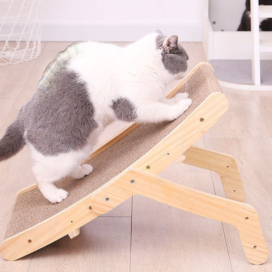 Adjustable Wooden Cat Scratcher